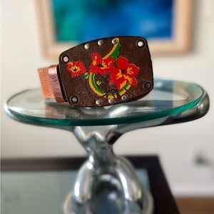 Diesel Vintage Hippie Floral Belt